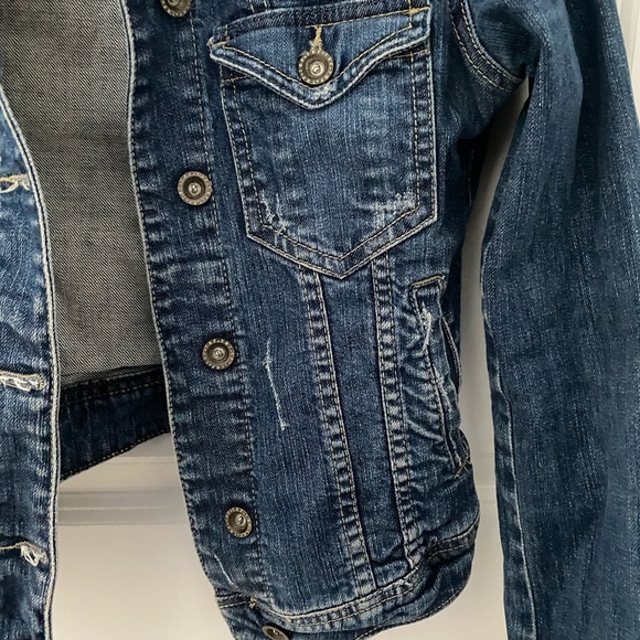 Dark Wash Jean Jacket - Picture 3 of 5